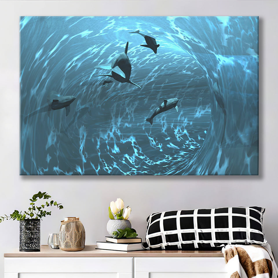 Aquarium Canvas Prints Wall Art - Painting Canvas, Art Prints, Wall Decor