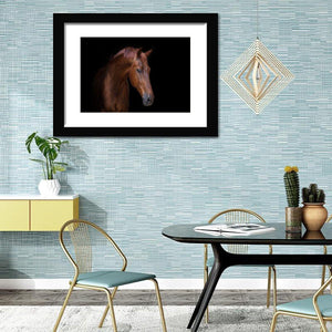 Arabian Horse Portrait-Canvas art,Art print,Frame art