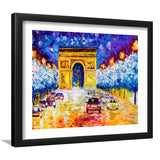 Arc De Triomphe Paris Framed Wall Art - Framed Prints, Art Prints, Home Decor, Painting Prints