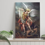 Archangel Michael Archives Catholics Online Canvas Wall Art - Canvas Prints, Prints For Sale, Painting Canvas