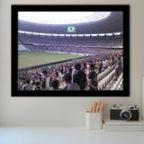 Arena Castelão in Brazil, Stadium Canvas, Sport Art, Gift for him, Framed Art Prints Wall Art Decor, Framed Picture