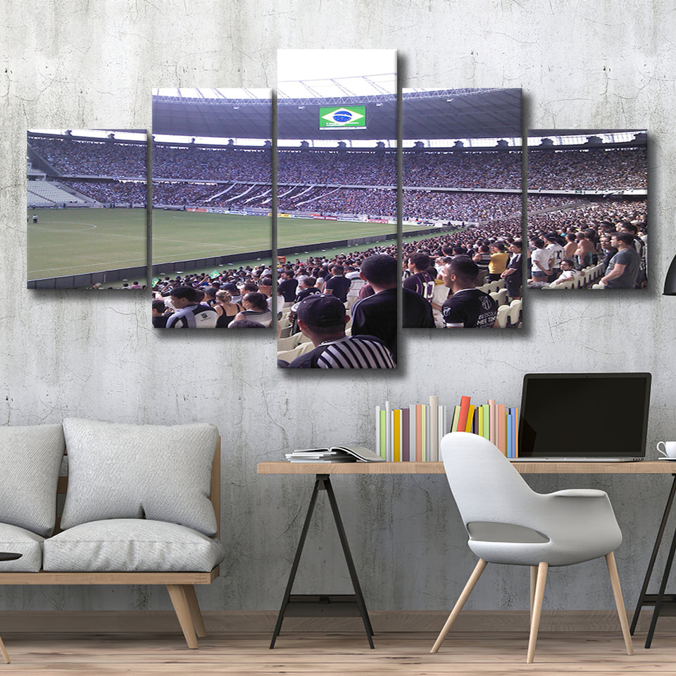 Arena Castel? in Brazil, Stadium Canvas, Sport Art, Large Canvas, Multi Panels, Canvas Prints Wall Art Decor