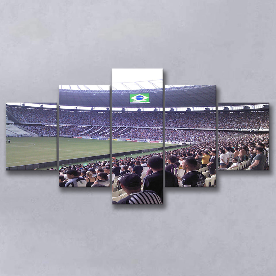 Arena Castel? in Brazil, Stadium Canvas, Sport Art, Large Canvas, Multi Panels, Canvas Prints Wall Art Decor