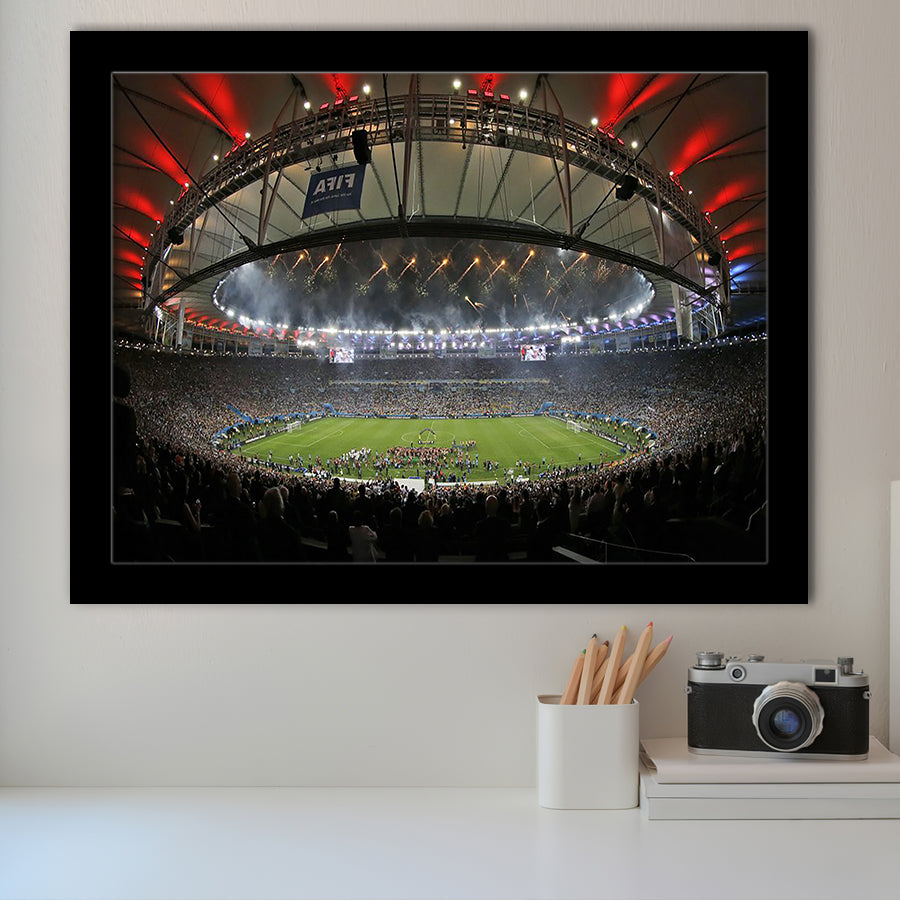 Arena Castelão in Fortaleza, Stadium Canvas, Sport Art, Gift for him, Framed Art Prints Wall Art Decor, Framed Picture
