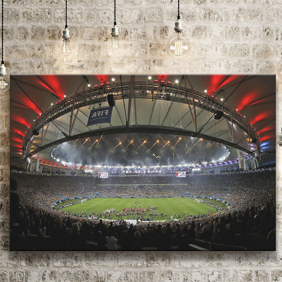 Arena Castelão in Fortaleza, Stadium Canvas, Sport Art, Gift for him, Fan Gift, Canvas Prints Wall Art Decor