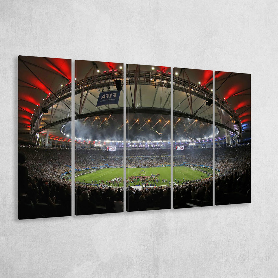 Arena Castelão in Fortaleza, Stadium Canvas, Sport Art, Gift for him, Multi Panels B, Canvas Prints Wall Art Decor