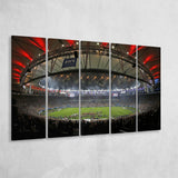 Arena Castelão in Fortaleza, Stadium Canvas, Sport Art, Gift for him, Multi Panels B, Canvas Prints Wall Art Decor