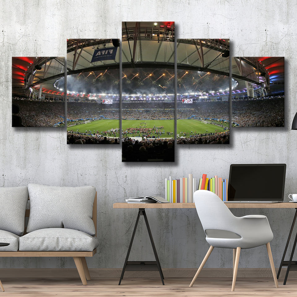 Arena Castel? in Fortaleza, Stadium Canvas, Sport Art, Large Canvas, Multi Panels, Canvas Prints Wall Art Decor