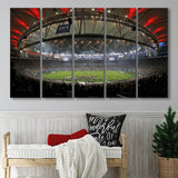 Arena Castelão in Fortaleza, Stadium Canvas, Sport Art, Gift for him, Multi Panels B, Canvas Prints Wall Art Decor