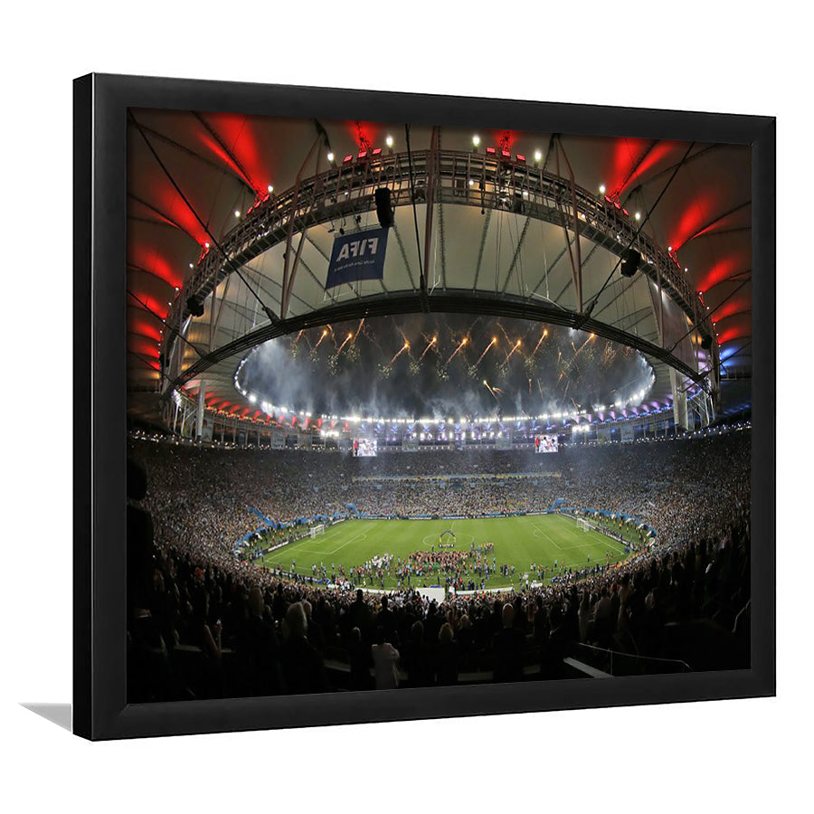 Arena Castelão in Fortaleza, Stadium Canvas, Sport Art, Gift for him, Framed Art Prints Wall Art Decor, Framed Picture