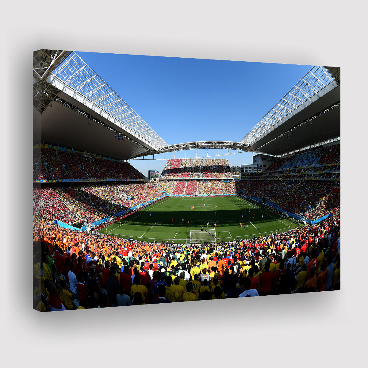 Arena Corinthians Copa, Stadium Canvas, Sport Art, Gift for him, Fan Gift,  Canvas Prints Wall Art Decor, image size:1200x1200
