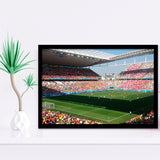 Arena Corinthians De Sao Paulo, Stadium Canvas, Sport Art, Gift for him, Framed Art Prints Wall Art Decor, Framed Picture