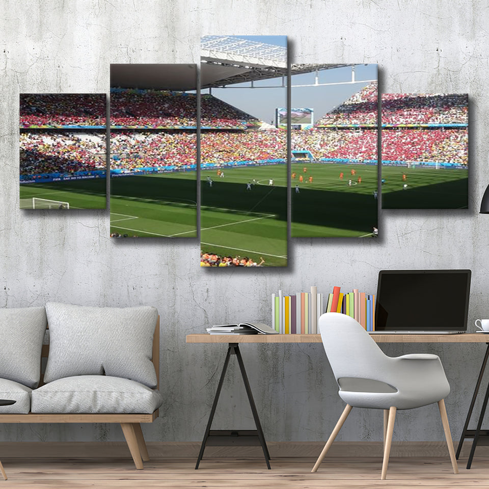 Arena Corinthians De Sao Paulo, Stadium Canvas, Sport Art, Large Canvas, Multi Panels, Canvas Prints Wall Art Decor
