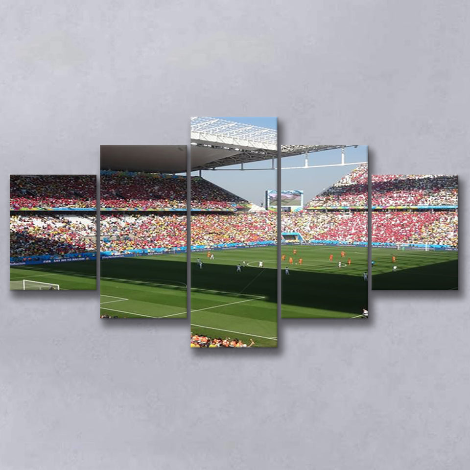 Arena Corinthians De Sao Paulo, Stadium Canvas, Sport Art, Large Canvas, Multi Panels, Canvas Prints Wall Art Decor