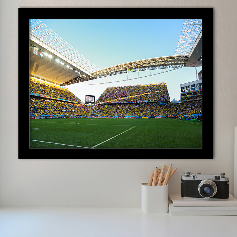 Arena Corinthians Full Stadium, Stadium Canvas, Sport Art, Gift for him, Framed Art Prints Wall Art Decor, Framed Picture