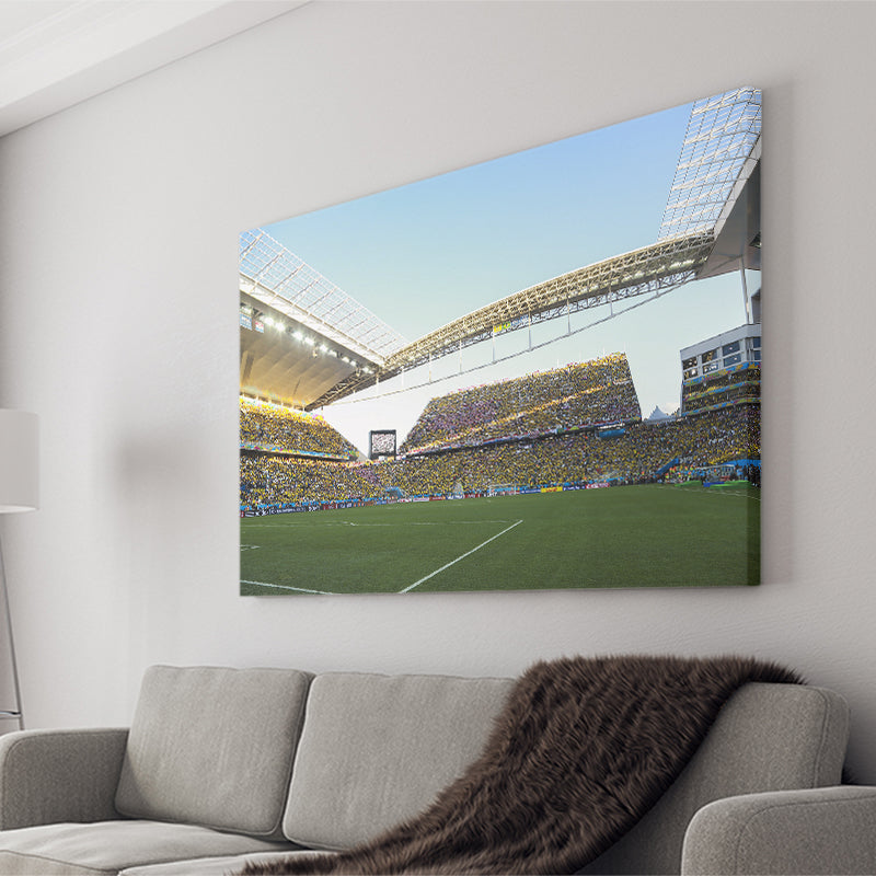 Arena Corinthians Full Stadium, Stadium Canvas, Sport Art, Gift for him, Fan Gift, Canvas Prints Wall Art Decor