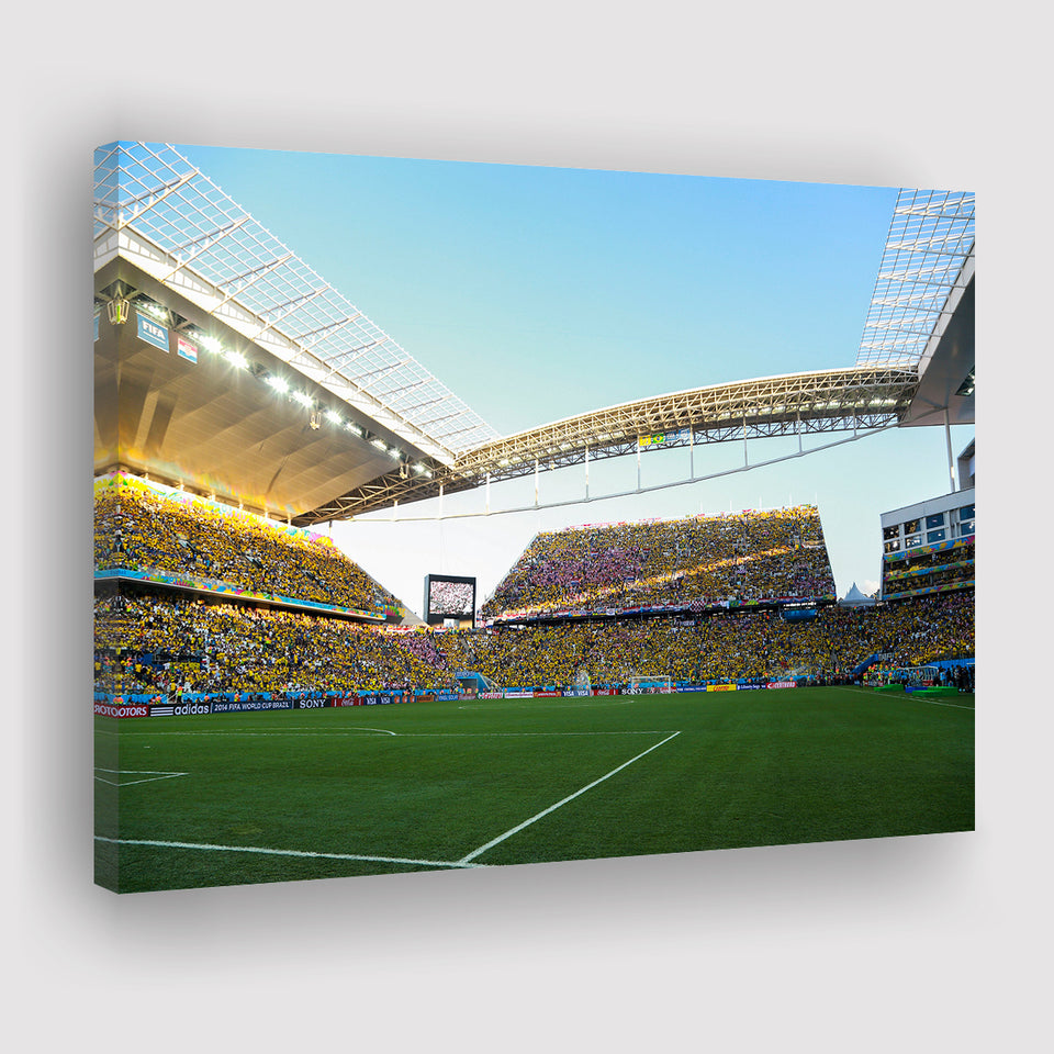 Arena Corinthians Full Stadium, Stadium Canvas, Sport Art, Gift for him, Fan Gift, Canvas Prints Wall Art Decor