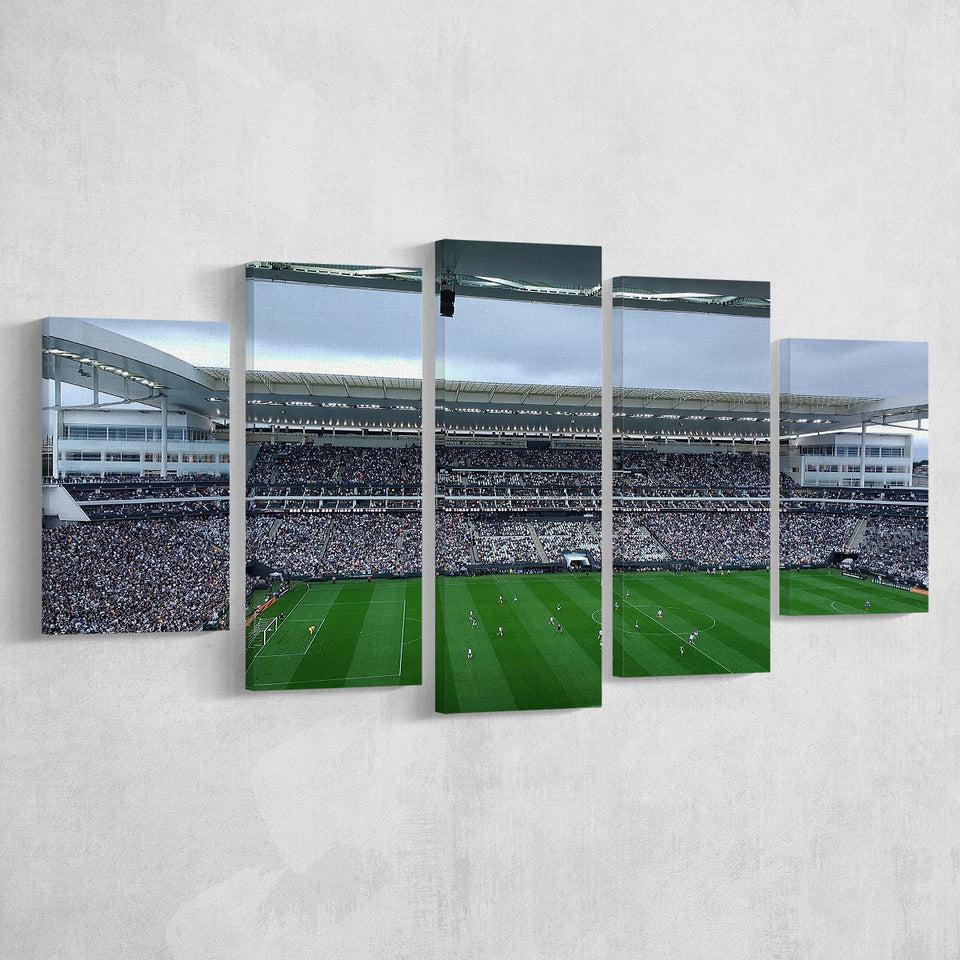 Arena Corinthians Sao Paulo, Stadium Canvas, Sport Art, Large Canvas, Multi Panels, Canvas Prints Wall Art Decor