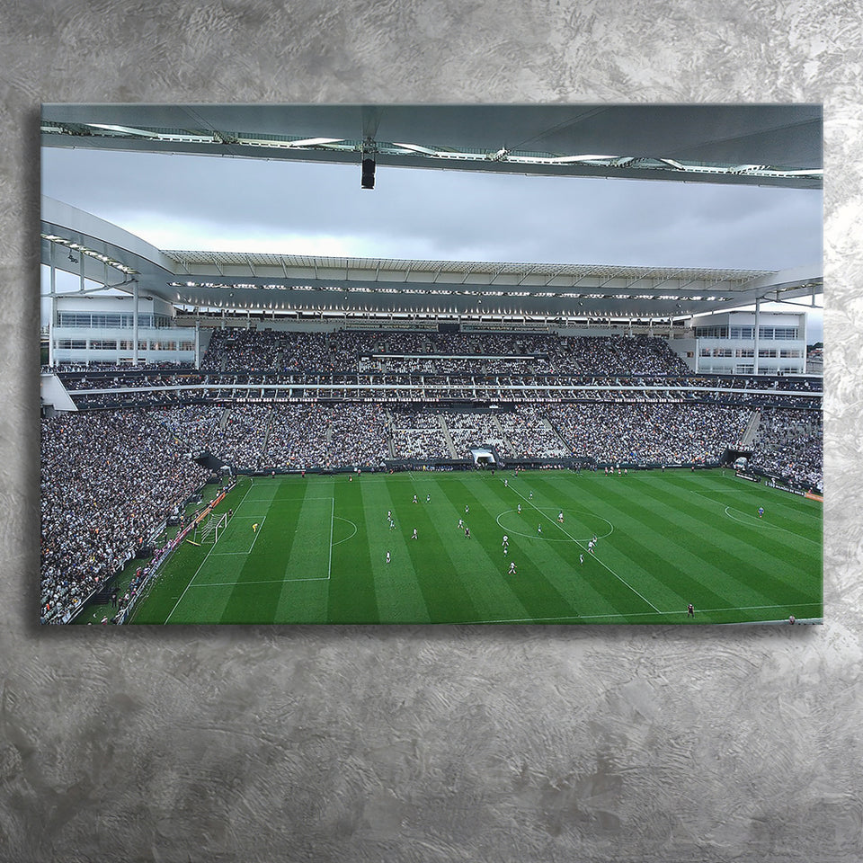Arena Corinthians Sao Paulo, Stadium Canvas, Sport Art, Gift for him, Fan Gift, Canvas Prints Wall Art Decor
