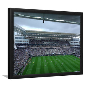 Arena Corinthians Sao Paulo, Stadium Canvas, Sport Art, Gift for him, Framed Art Prints Wall Art Decor, Framed Picture