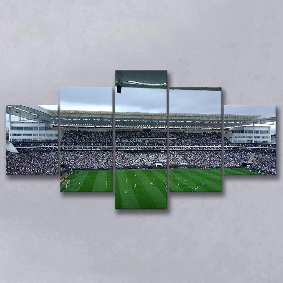 Arena Corinthians Sao Paulo, Stadium Canvas, Sport Art, Large Canvas, Multi Panels, Canvas Prints Wall Art Decor
