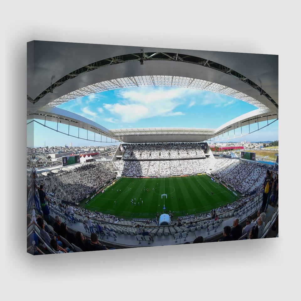 Arena Corinthians, Stadium Canvas, Sport Art, Gift for him, Fan Gift, Canvas Prints Wall Art Decor