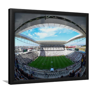 Arena Corinthians, Stadium Canvas, Sport Art, Gift for him, Framed Art Prints Wall Art Decor, Framed Picture