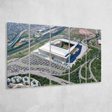 Arena De Sao Paulo, Stadium Canvas, Sport Art, Gift for him, Multi Panels B, Canvas Prints Wall Art Decor