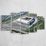 Arena De Sao Paulo, Stadium Canvas, Sport Art, Large Canvas, Multi Panels, Canvas Prints Wall Art Decor