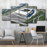 Arena De Sao Paulo, Stadium Canvas, Sport Art, Large Canvas, Multi Panels, Canvas Prints Wall Art Decor