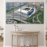 Arena De Sao Paulo, Stadium Canvas, Sport Art, Gift for him, Multi Panels B, Canvas Prints Wall Art Decor