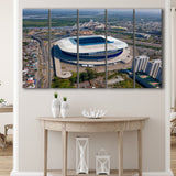 Arena Do Gremio Aerial View, Stadium Canvas, Sport Art, Gift for him, Multi Panels B, Canvas Prints Wall Art Decor