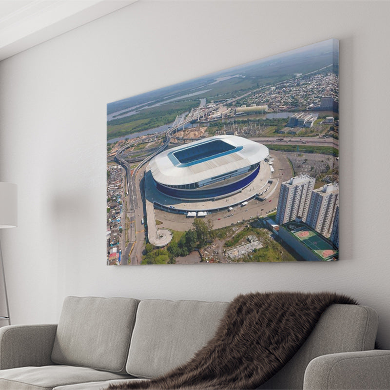 Arena Do Gremio Aerial View, Stadium Canvas, Sport Art, Gift for him, Fan Gift, Canvas Prints Wall Art Decor