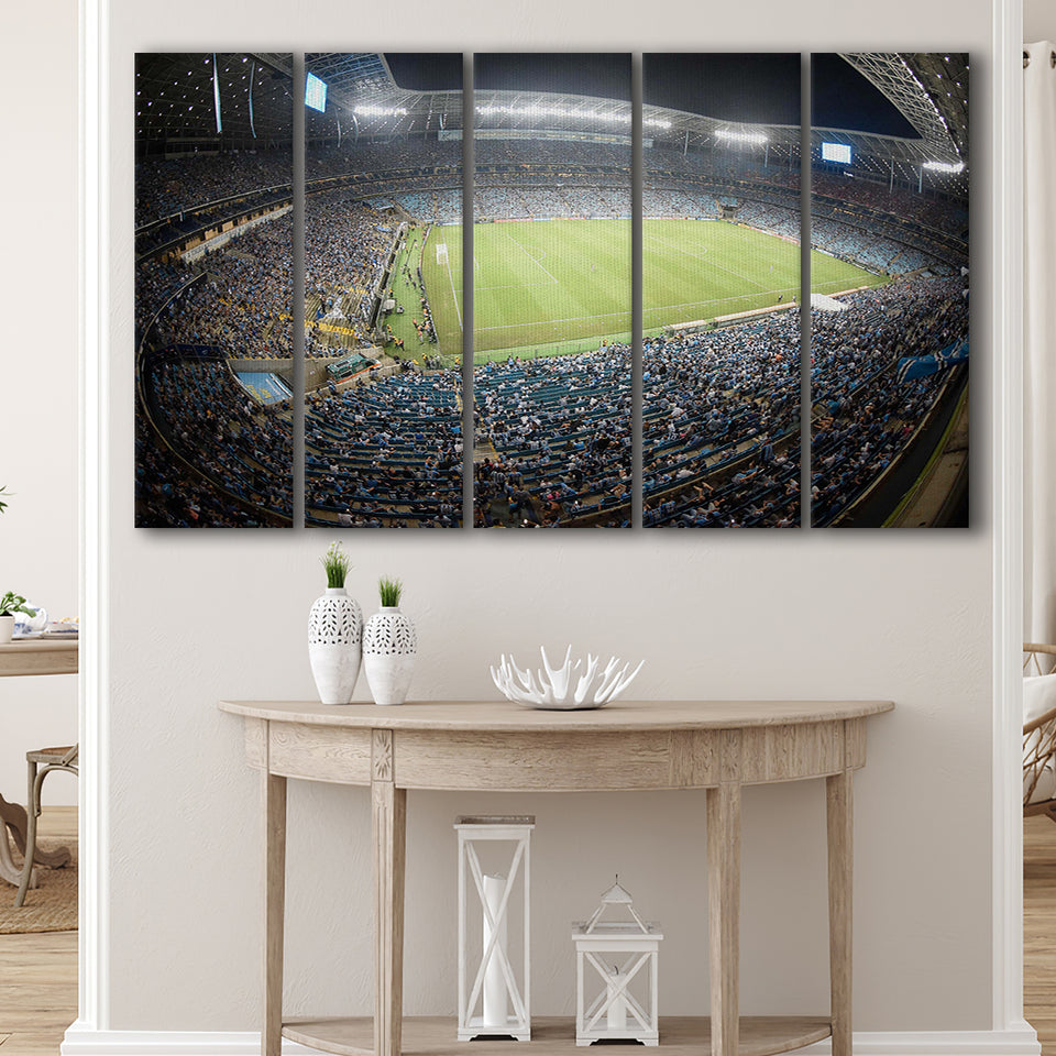 Arena Do Gremio Bleachers View, Stadium Canvas, Sport Art, Gift for him, Multi Panels B, Canvas Prints Wall Art Decor