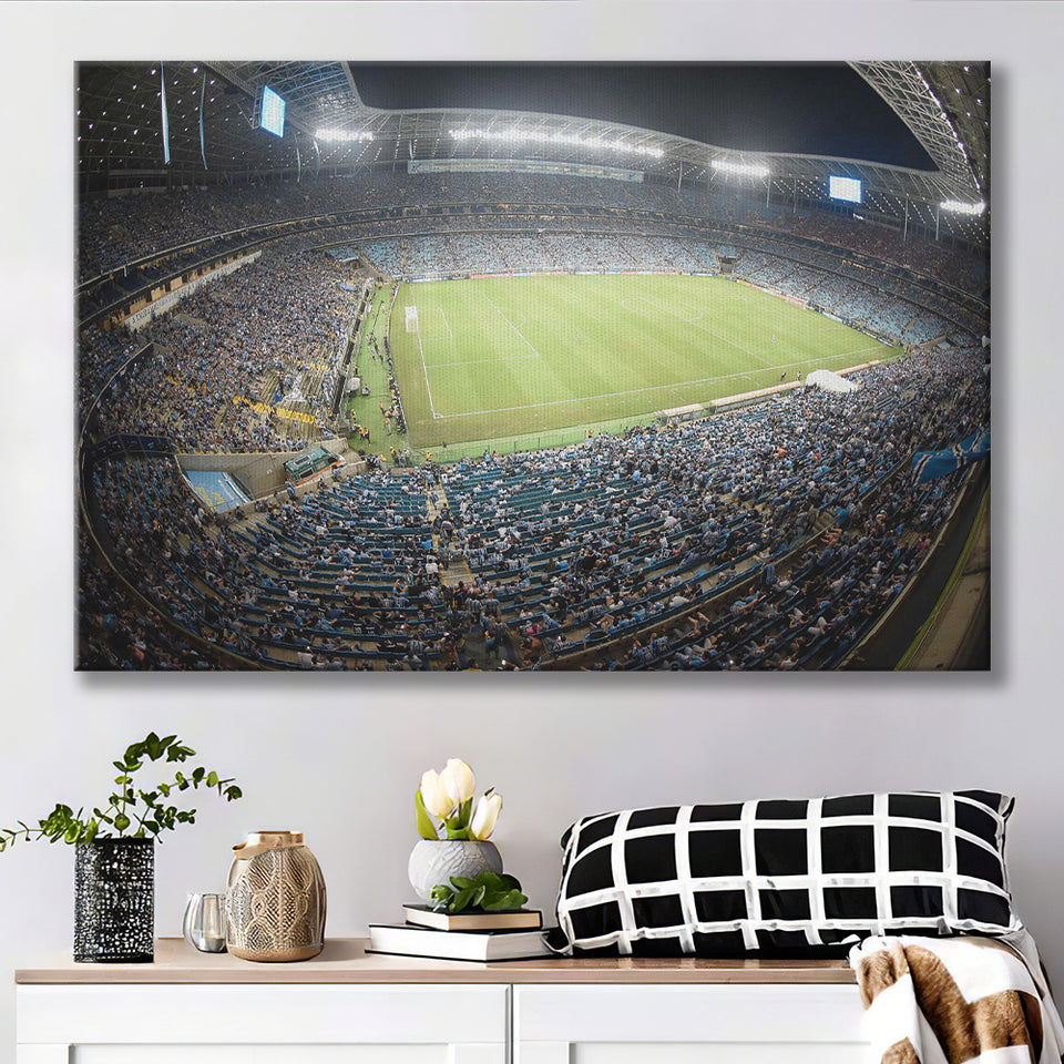 Arena Do Gremio Bleachers View, Stadium Canvas, Sport Art, Gift for him, Fan Gift, Canvas Prints Wall Art Decor