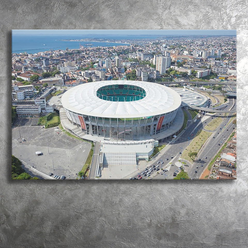 Arena Fonte Nova, Stadium Canvas, Sport Art, Gift for him, Fan Gift, Canvas Prints Wall Art Decor