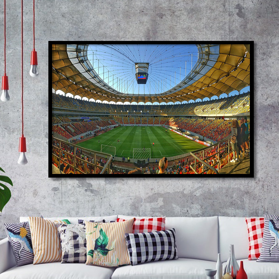 Arena Nationala Wall Art Steaua Bucuresti Stadium Art Prints,Sport Stadium Art Prints, Fan Gift, Wall Decor