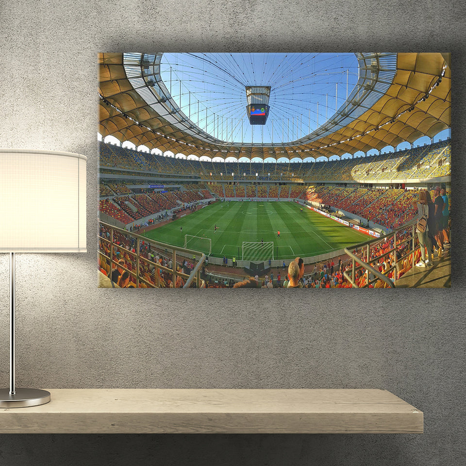 Arena Nationala Wall Art Steaua Bucuresti Stadium Canvas Prints,Sport Stadium Art Prints, Fan Gift, Wall Decor