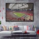 Arizona Cardinals Stadium Framed Canvas Prints State Farm Stadium Wall Art100,Sport Stadium Art Prints, Fan Gift