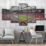 Arizona Cardinals Stadium Canvas Prints State Farm Stadium Wall Art100,Multi Panels,Sport Stadium Art Prints, Fan Gift