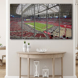 Arizona Cardinals Stadium Canvas Prints State Farm Stadium Wall Art100,Multi Panels B,Sport Stadium Art Prints, Fan Gift