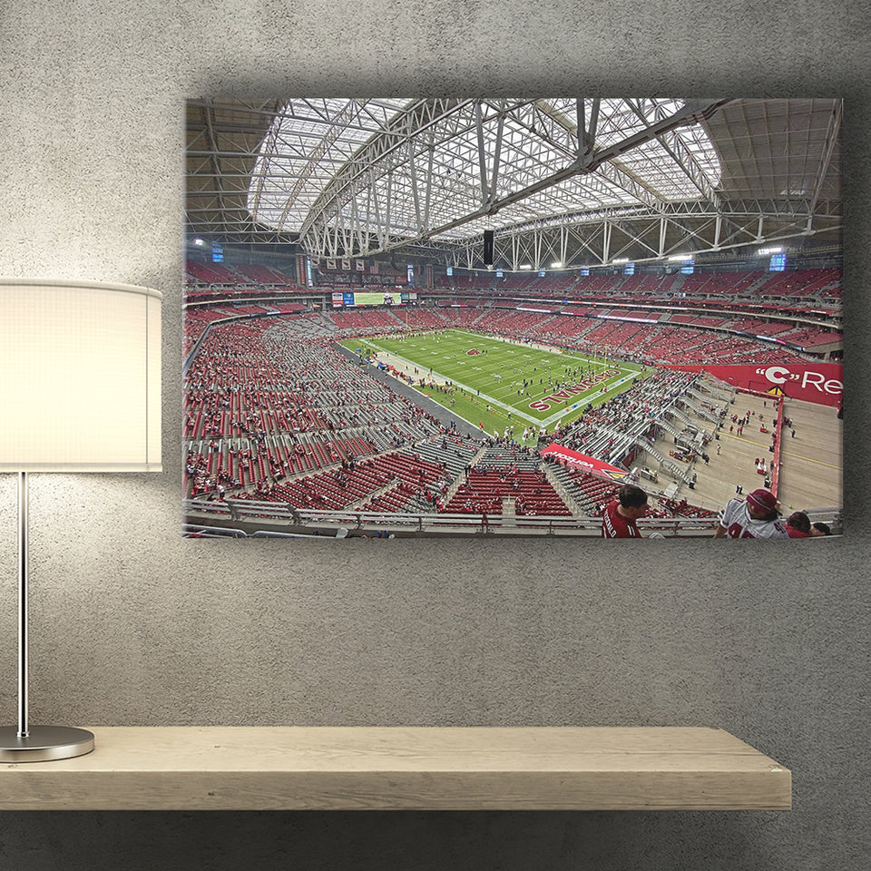 Arizona Cardinals Stadium Canvas Prints State Farm Stadium Wall Art100,Sport Stadium Art Prints, Fan Gift, Wall Decor