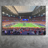 Arizona Cardinals Stadium Canvas Prints State Farm Stadium Wall Art,Sport Stadium Art Prints, Fan Gift, Wall Decor