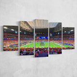 Arizona Cardinals Stadium Canvas Prints State Farm Stadium Wall Art,Multi Panels,Sport Stadium Art Prints, Fan Gift