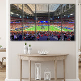 Arizona Cardinals Stadium Canvas Prints State Farm Stadium Wall Art,Multi Panels B,Sport Stadium Art Prints, Fan Gift