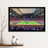 Arizona Cardinals Stadium Framed Canvas Prints State Farm Stadium Wall Art,Sport Stadium Art Prints, Fan Gift