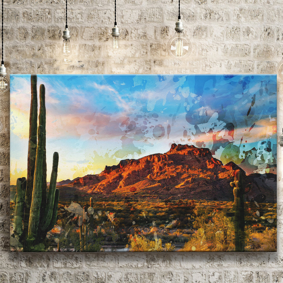 Arizona Desert Canvas Prints Wall Art Decor - Painting Canvas, Art Print, Home Decor, Ready to Hang