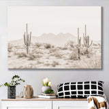 Arizona Desert Sepia Canvas Prints Wall Art - Painting Canvas,Wall Decor,Art Print,Home Decor