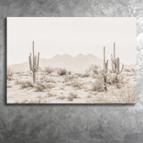 Arizona Desert Sepia Canvas Prints Wall Art - Painting Canvas,Wall Decor,Art Print,Home Decor