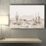 Arizona Desert Sepia Canvas Prints Wall Art - Painting Canvas,Wall Decor,Art Print,Home Decor
